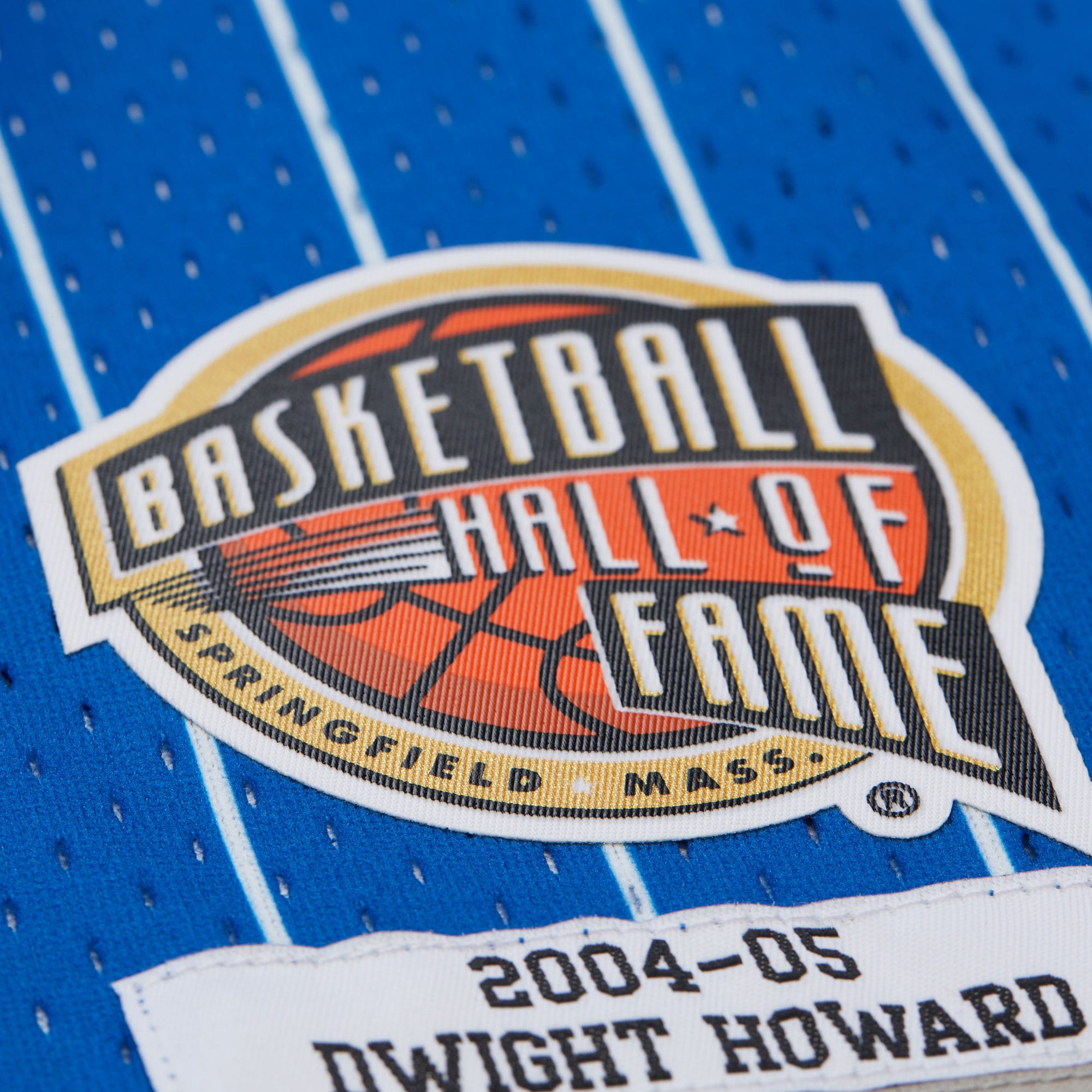 Men's Dwight Howard Blue Orlando Magic 2004/05 Hardwood Classics Hall of Fame Swingman Jersey