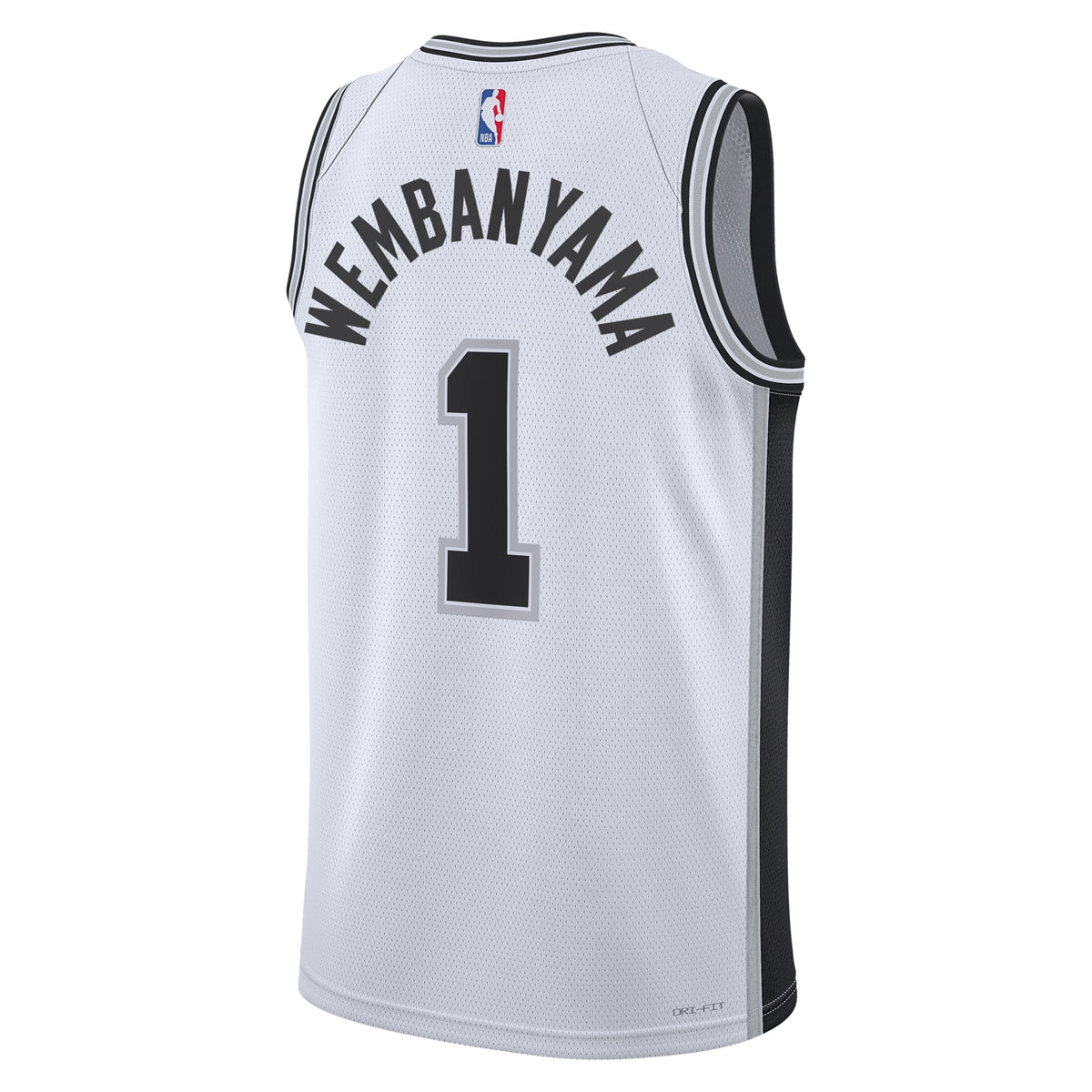 San Antonio Spurs Nike Association Edition Swingman Jersey - White - Victor Wembanyama - Unisex