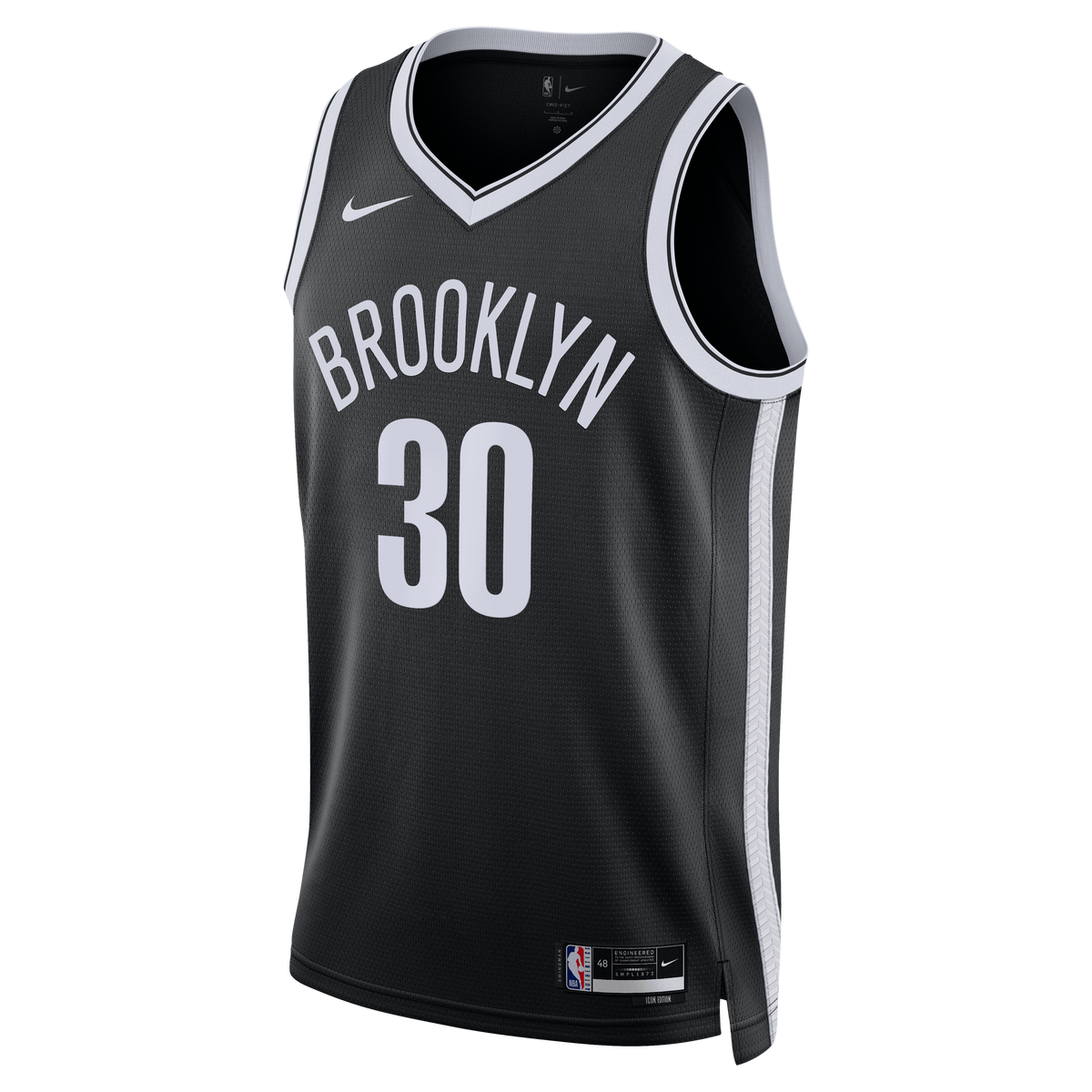 Brooklyn Nets Nike Icon Swingman Jersey- Black - Julius Randle - Unisex
