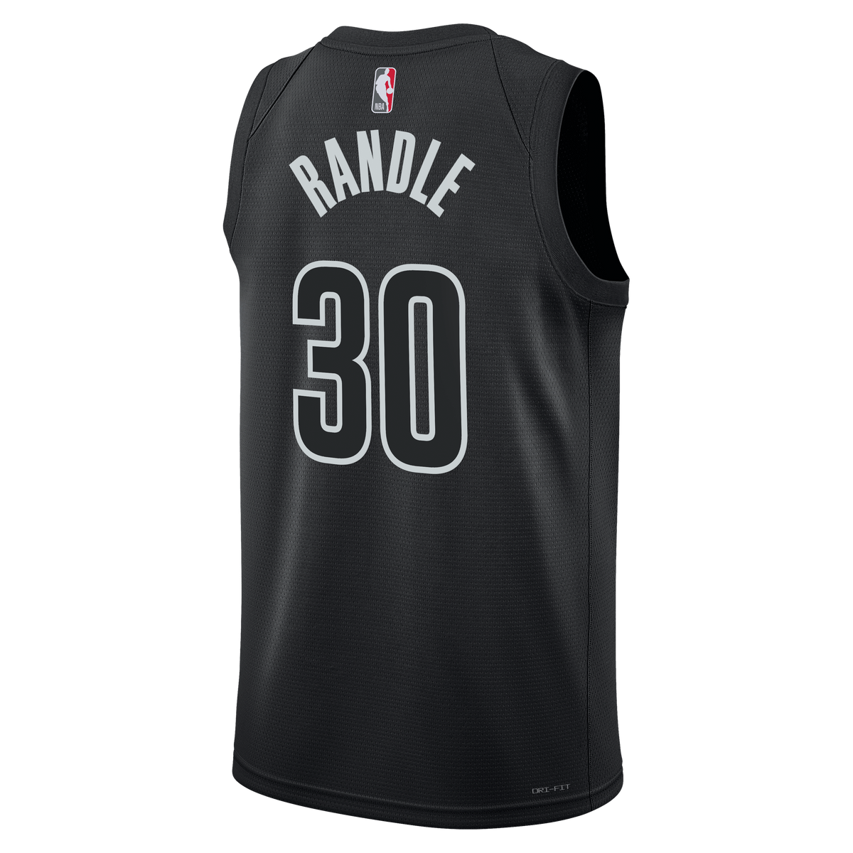 Brooklyn Nets Jordan Brand Statement Edition Swingman Jersey - Black - Julius Randle - Unisex